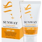 کرم ضد آفتاب بی رنگ سان وی SPF 50
