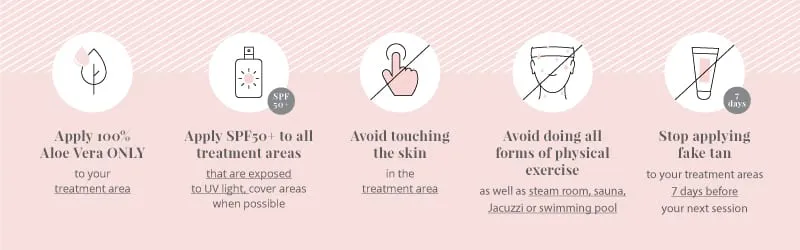 کارهایی که نباید پس از لیزر انجام داد