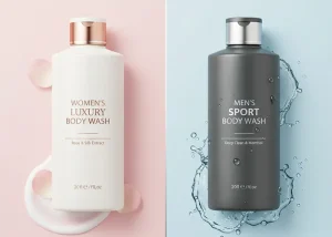 تفاوت شامپو بدن مردانه و زنانه