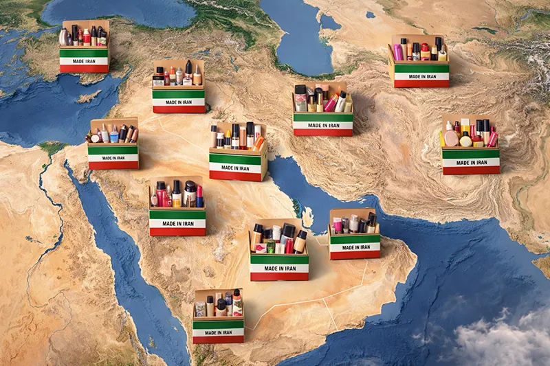 صادرات لوازم آرایشی به خاورمیانه