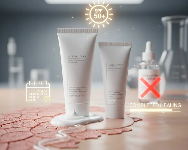 سایر مراقبت های پوستی به جز کرم ترمیم کننده بعد از لیزر