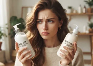 تفاوت لوسیون و شیر بدن